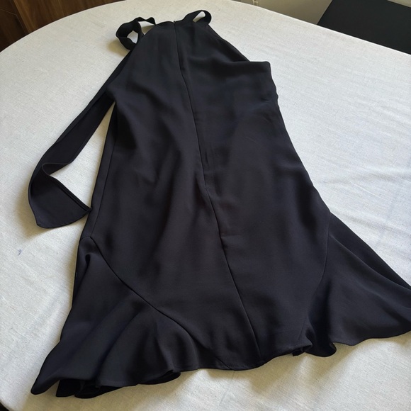 CeCe Black Tie Neck Sleeveless Dress Women’s Small Career Workwear - Picture 6 of 9